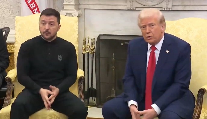 Фото: Трамп и Зеленский/ Кадр видео