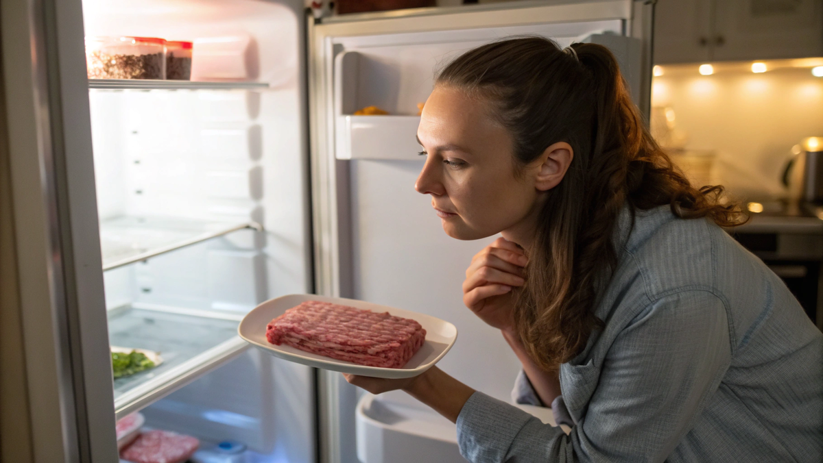 Фото: В холодильнике фарш