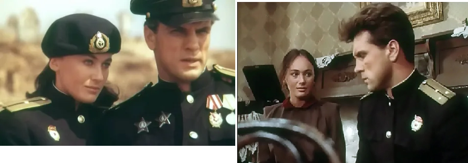 Анатолий Котенев и Лариса Гузеева в фильме «Секретный фарватер», 1986
