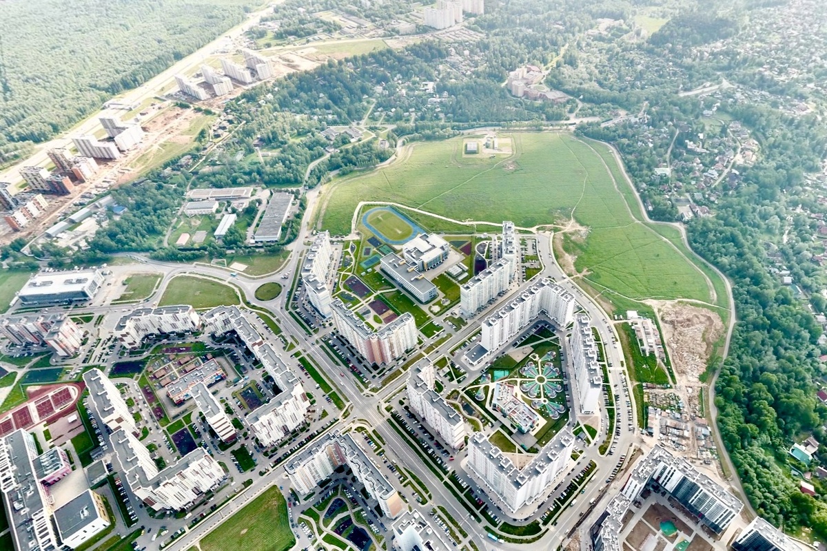 Район Троицк на панорамном снимке. Источник: Яндекс Карты