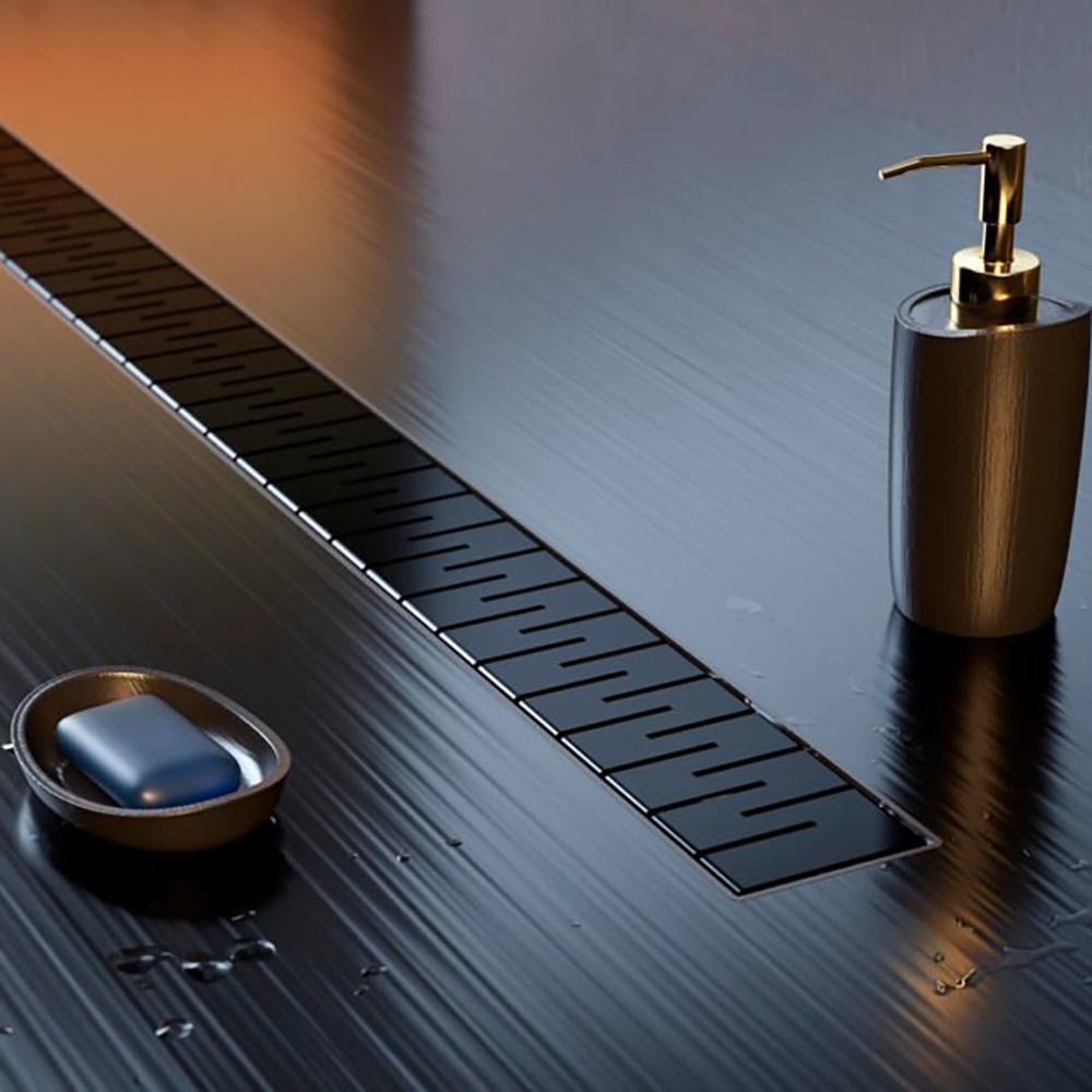 Душевой лоток PAINI Medium 850 мм, черный матовый, артикул: CH850MC