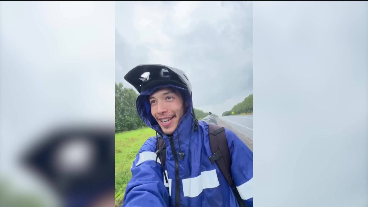    Уфимец отправился в путешествие до Алтая на лонгборде