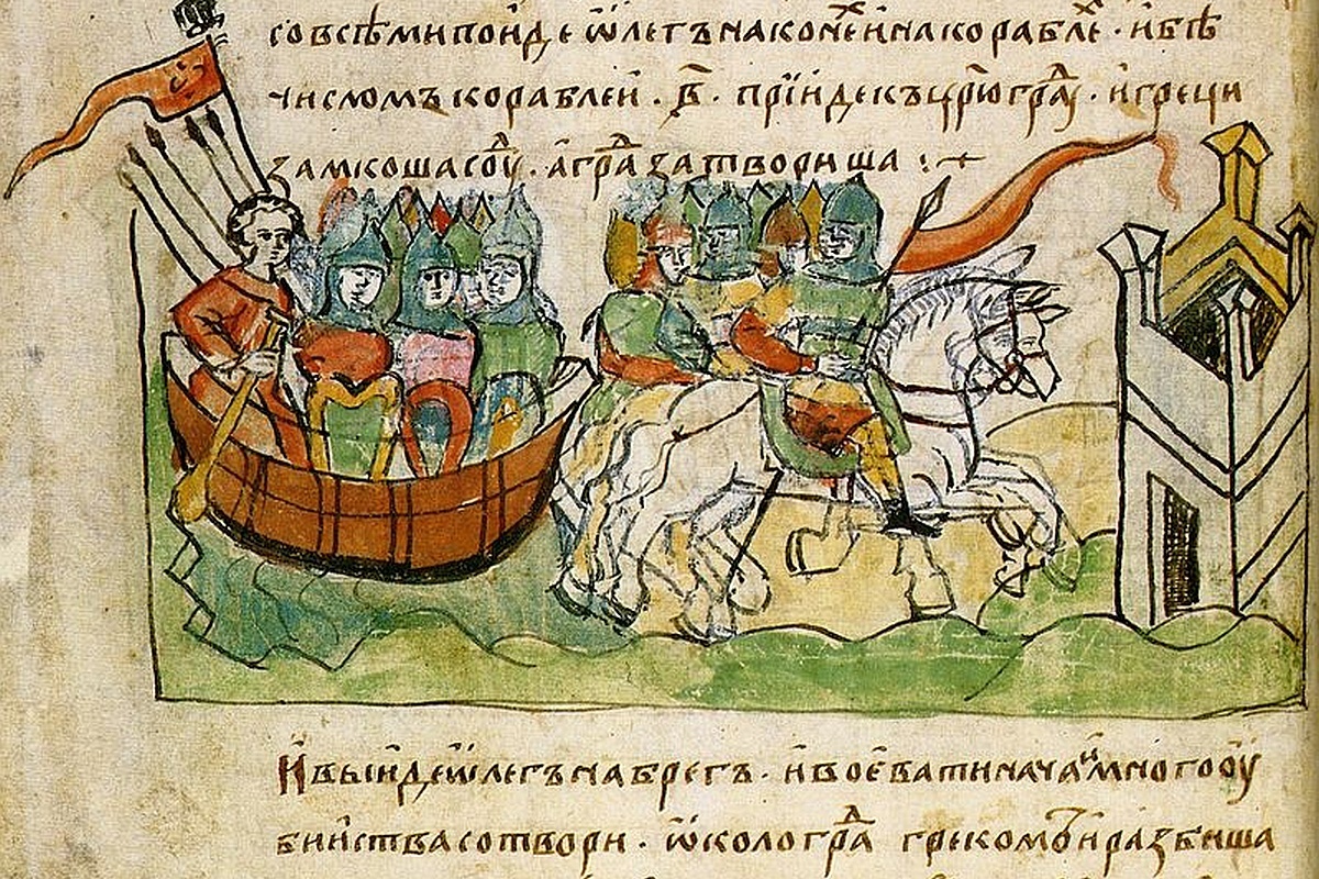    Дописать в первую русскую летопись "Повесть временных лет" целые абзацы позволяют открытия российских ученых, сделанные на археологическом комплексе Гнездово. На фото: фрагмент "Повести (список конца XV века). / wikipedia.org