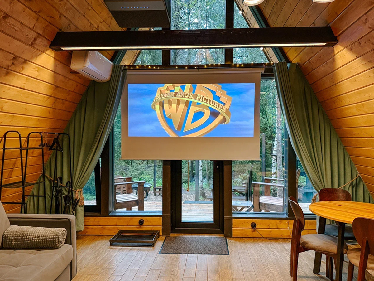 A-Frame домик «Под кронами» в Подмосковье