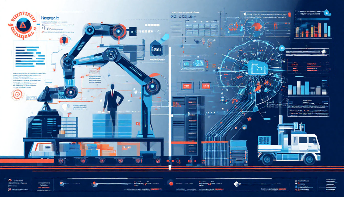 Визуализация работы ИИ в логистике
