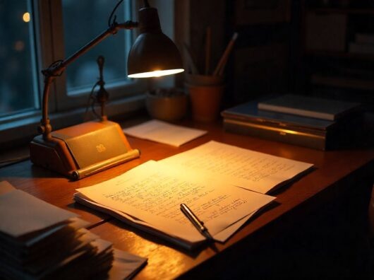    письмо на столе // фото: Изображение сгенерировано с помощь ИИ Freepik