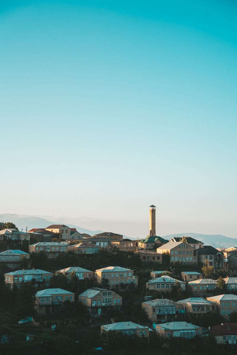 Вид на аул Кубачи