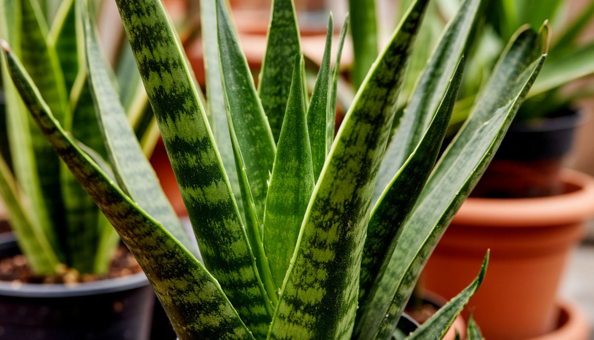 Сансевиерия — одно из самых выносливых комнатных растений, способное выжить даже в самых неблагоприятных условиях. Она может расти при слабом освещении, редком поливе и даже в сильно загрязнённом воздухе. 