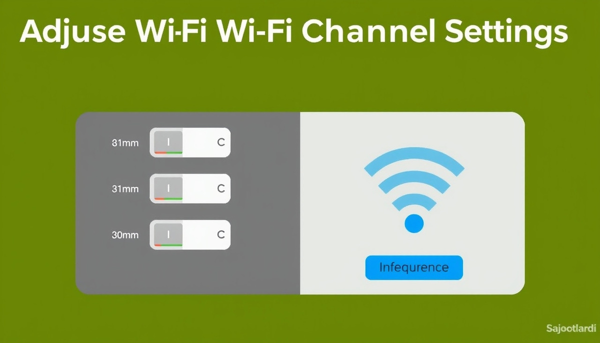    Параметры настройки ширины канала Wi-Fi