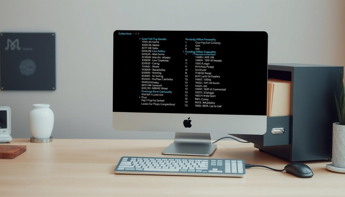   Система компьютера с работающими фоновыми процессами