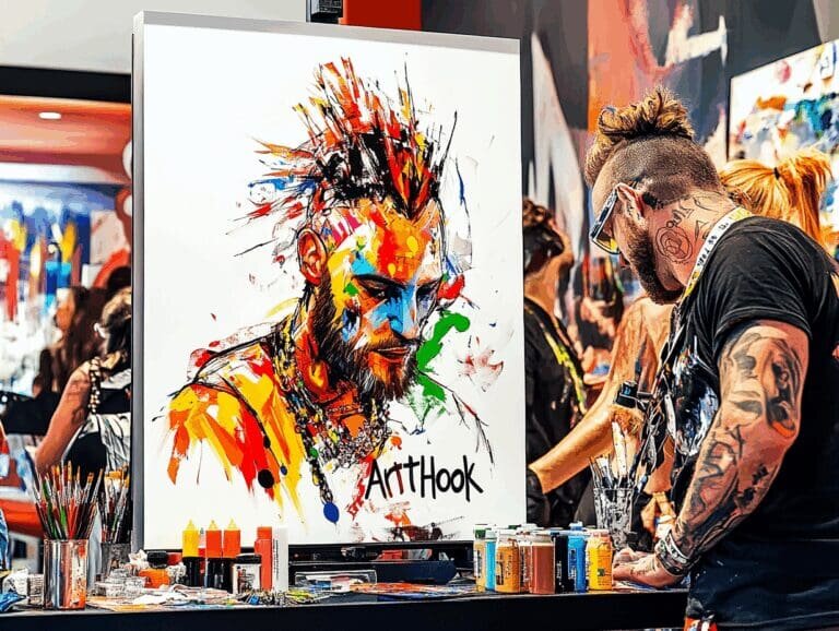    Live painting: откройте для себя магию искусства в реальном времени на вашем событии Art-Hook.Ru