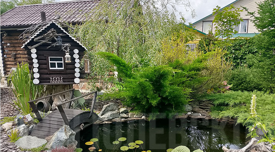 Настоящий уголок тишины и умиротворения получился у семьи Карпенко на приусадебном участке