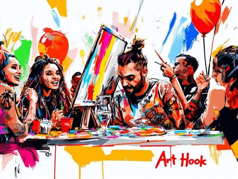    Пригласите художника на праздник: создайте уникальные воспоминания и атмосферу творчества для ваших гостей Art-Hook.Ru