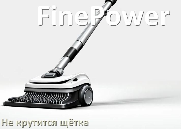 
Почему у пылесоса FinePower не крутится щётка