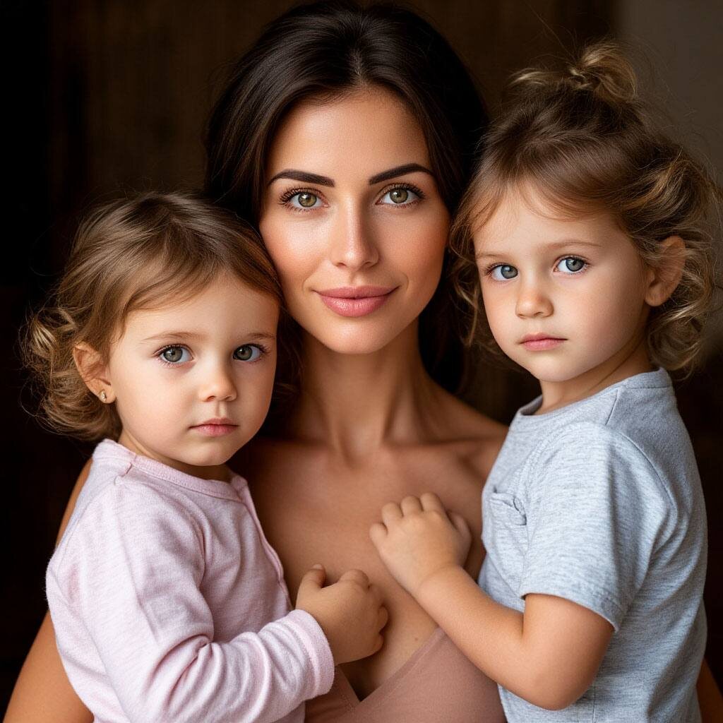Мама и дети
