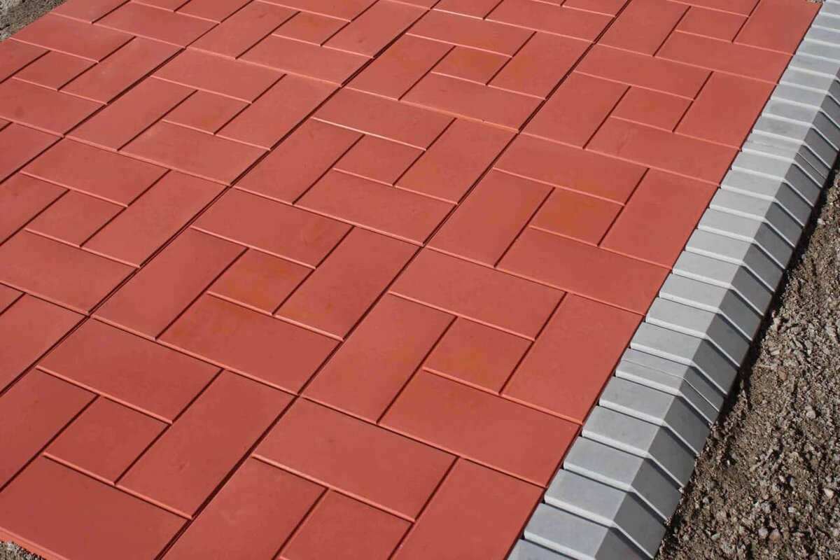 Вибролитая тротуарная плитка