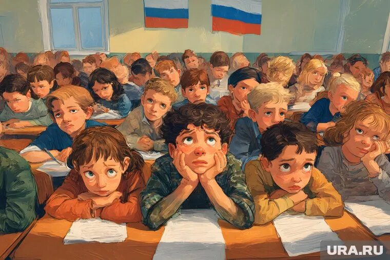 С 1 сентября будет введено единое расписание для школ. Фото: Создано в Midjourney © URA.RU