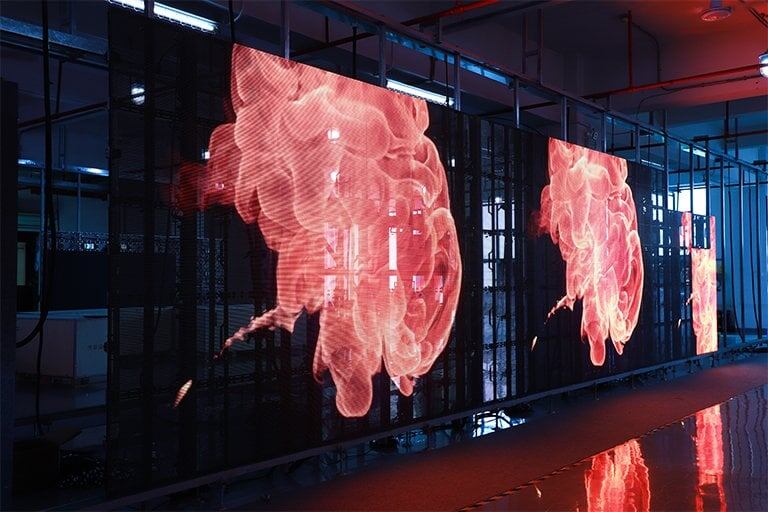 Видеостена с LED-пленкой