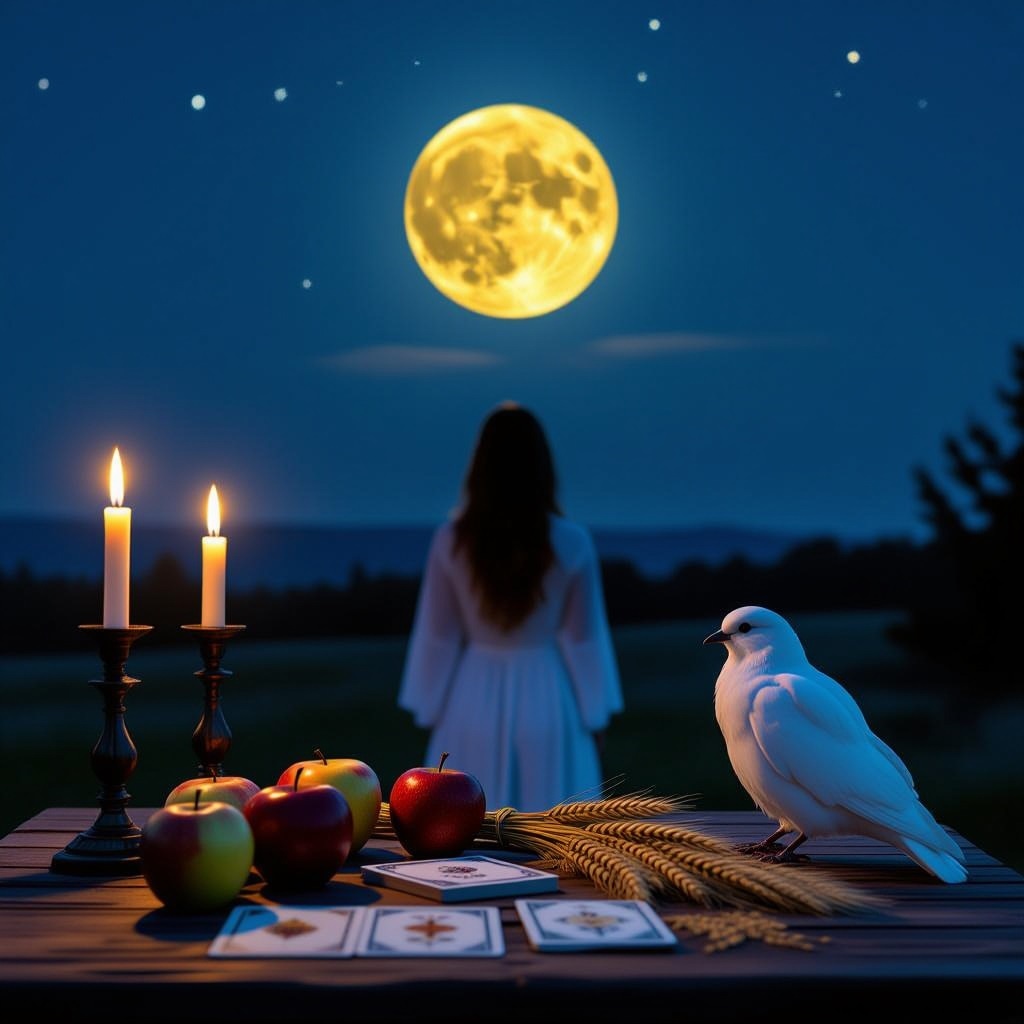 В лунные ночи в каждой женщине просыпается сила...