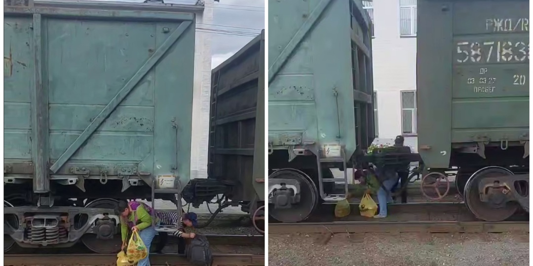 На Урале пассажирам пришлось пролезать под поездом к электричке, в РЖД объяснились