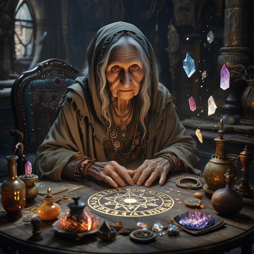 Однажды подруга шепнула ей про старуху Марфу - известную колдунью.