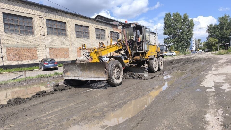    Ремонт участка ул. Чернышевского. Источник: barnaul.org