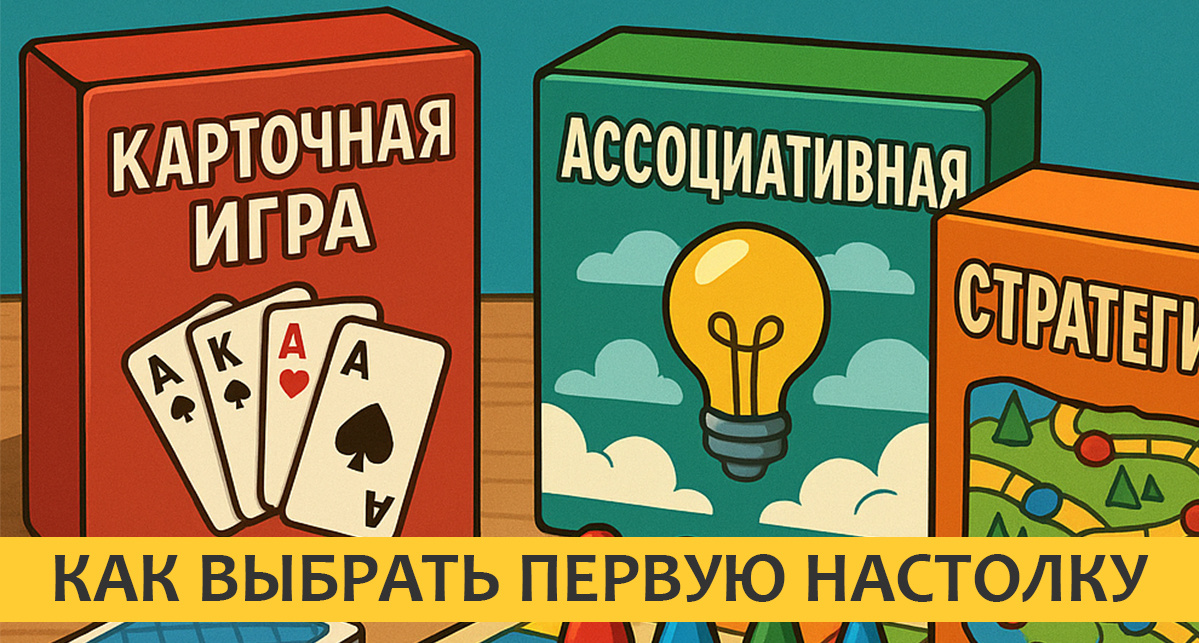Как выбрать первую настольну игру?