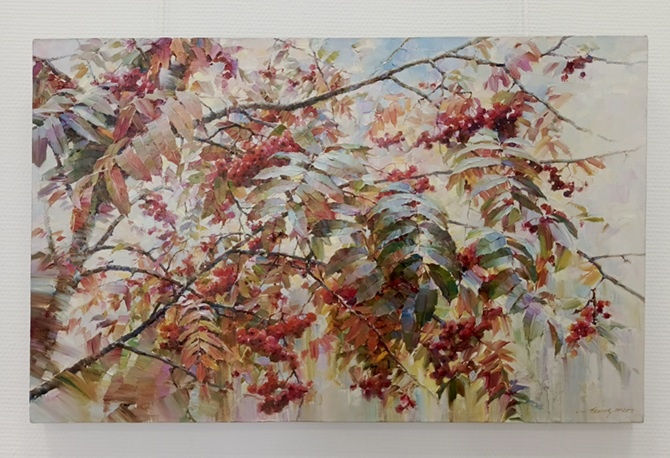 Олег Тимошин. Автограф. 2012. Холст масло. 50 х 70