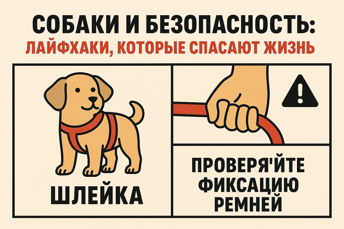 Лайфхаки для собак: безопасность, прогулки и жаркая погода — что важно знать?