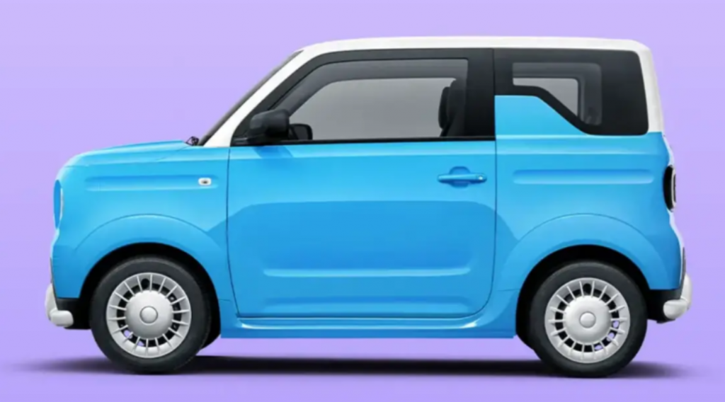 Микроэлектрокар Livan Smurf образца 2025 года.