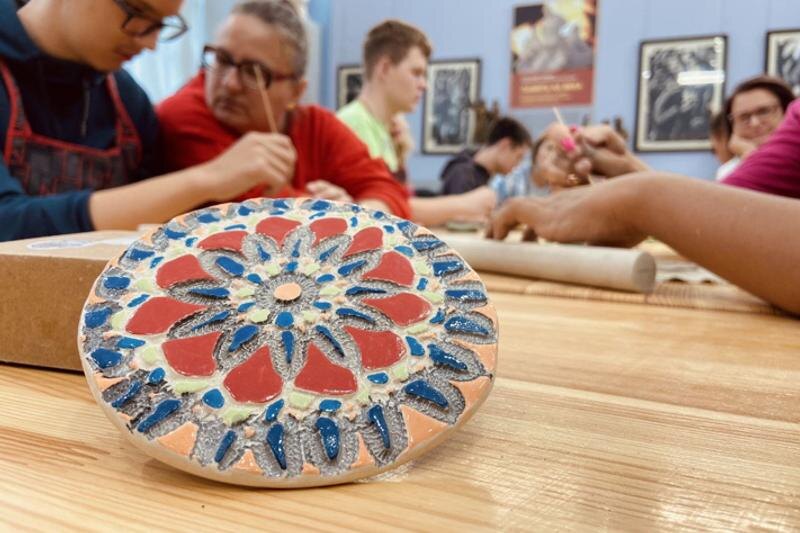    Музей ИЗО / Особенные дети занимаются в музее