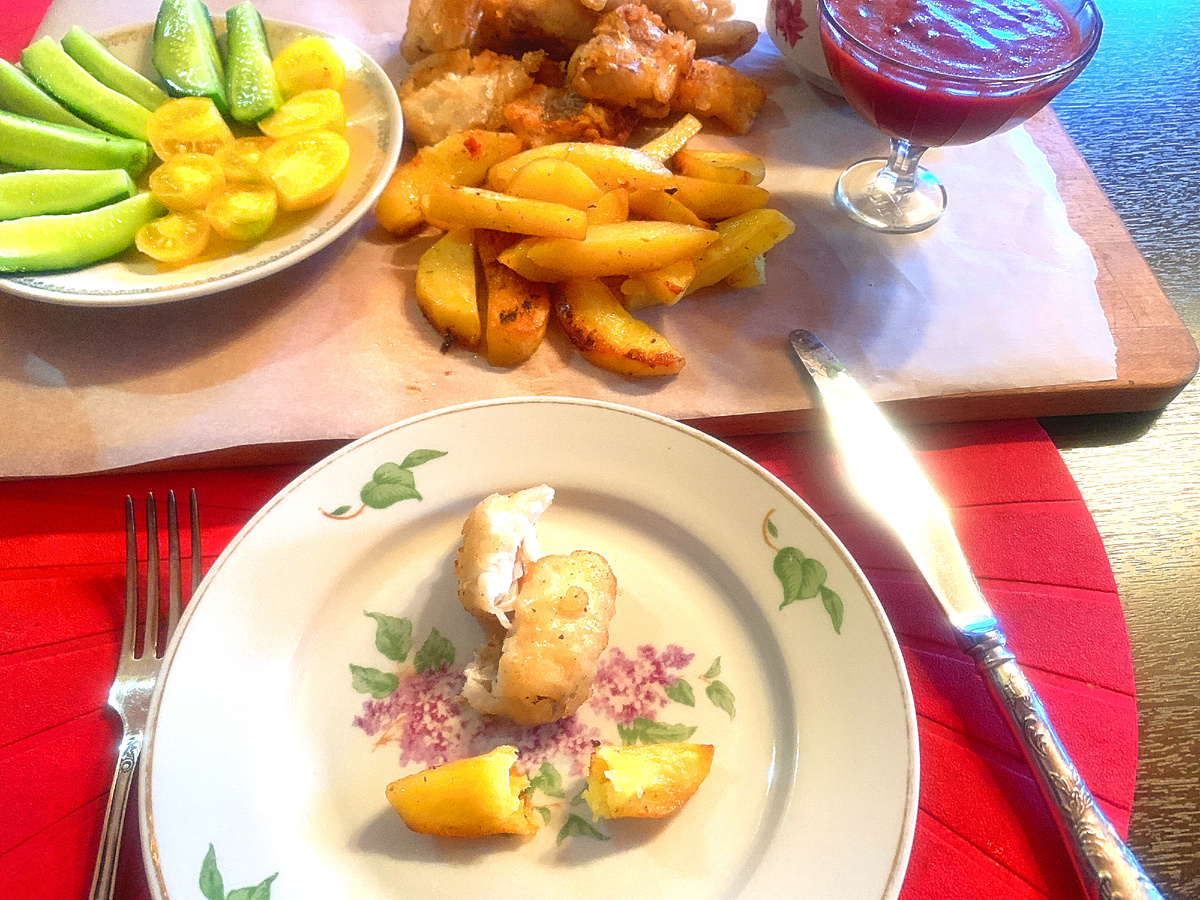 Фиш-энд-чипс по-домашнему