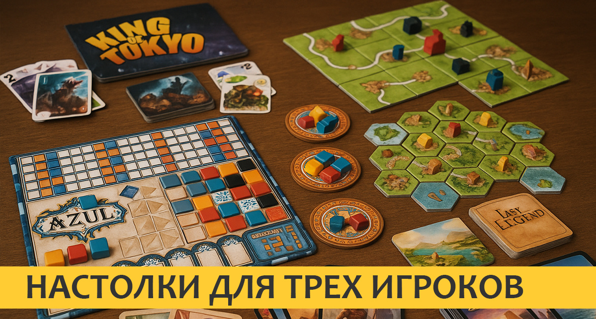 Настольные игры для трёх игроков