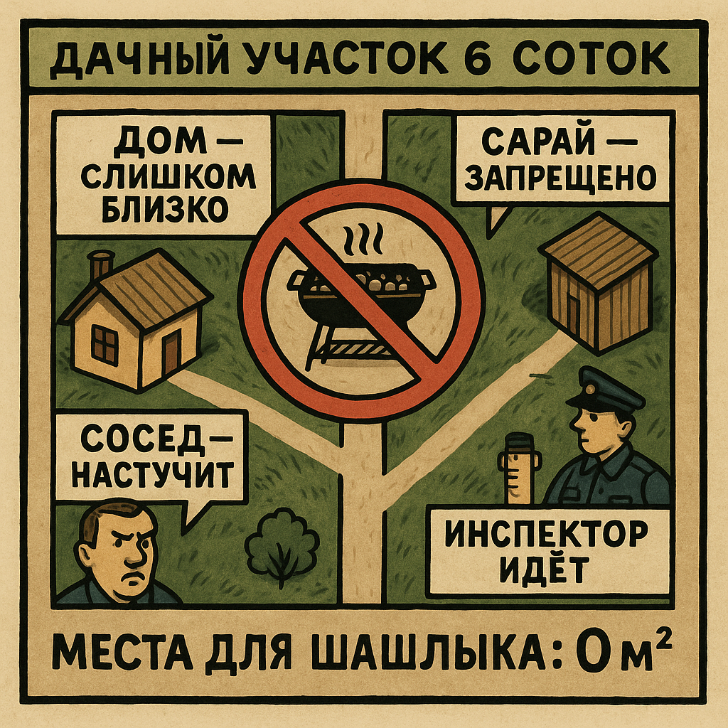 Где шашлык жарить?