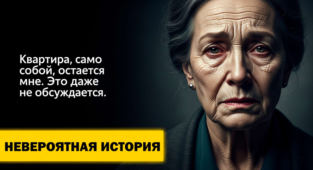 Квартира, само собой, остается мне. Это даже не обсуждается, фотомонтаж автора статьи