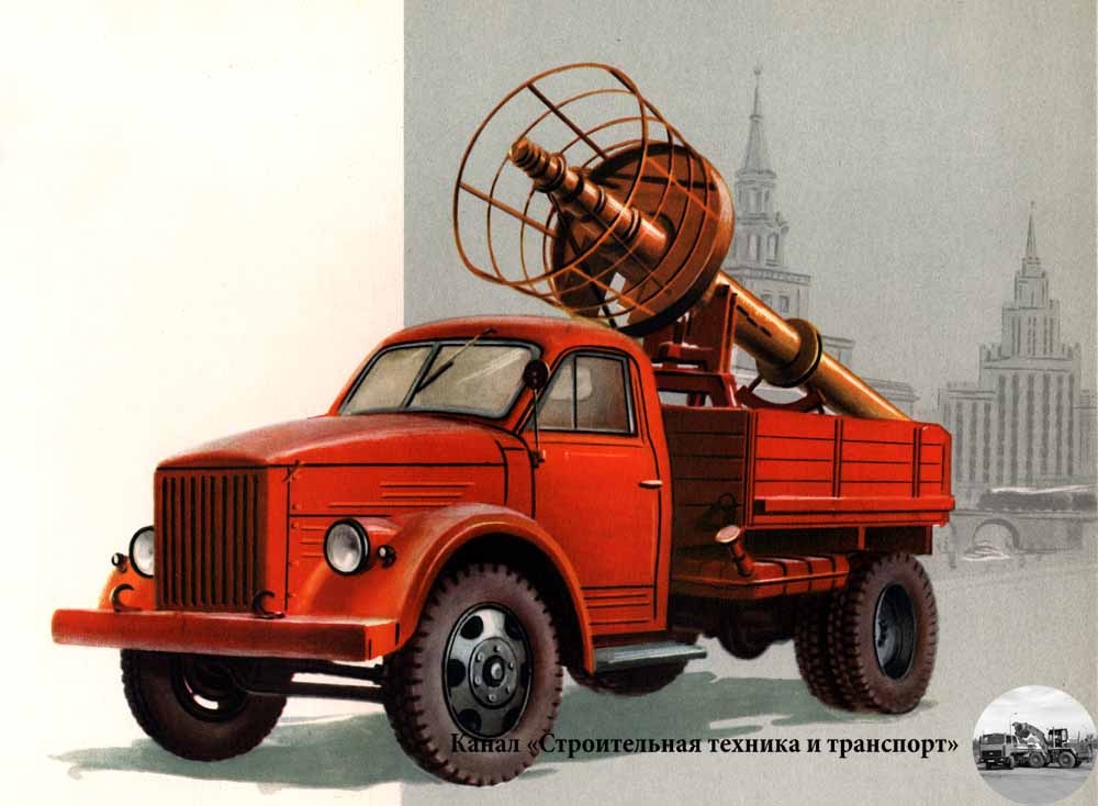 Рекламный проспект автовышки на базе ГАЗ-51А