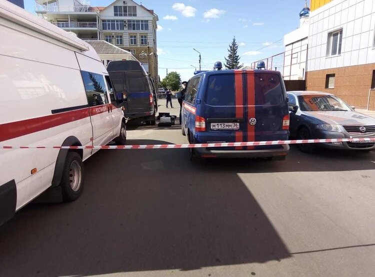 Место ЧП в Лисках. Фото: Юрий Козлов