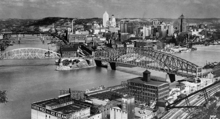 Город Питтсбург, США 1932 год. фото из ria.ru