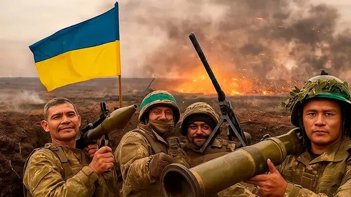 Сегодня ВСУ пополняет свои ряды за счет иностранных наёмников. Коллаж Novorosinform
