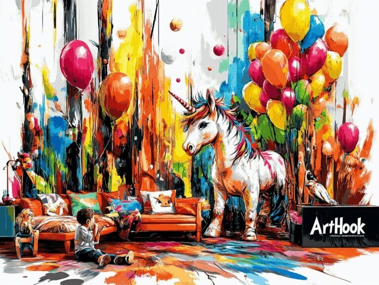    Как создать волшебный мир для ребенка: роспись стен в детской комнате, которая вдохновляет и развивает Art-Hook.Ru