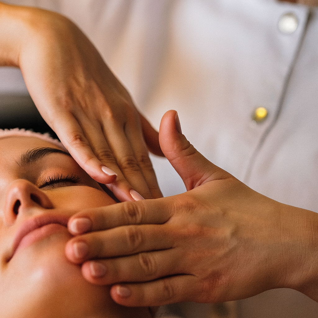 Важно отметить, что во время пластического массажа не применяются косметические средства — специалист работает с сухой кожей.