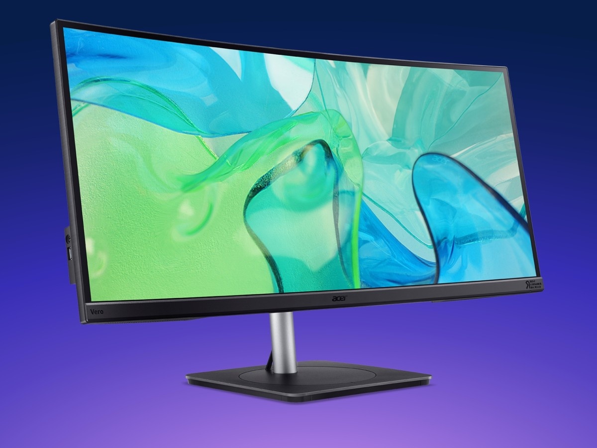    Изогнутый монитор Acer Vero CB343CUR с большой диагональю вышел в России