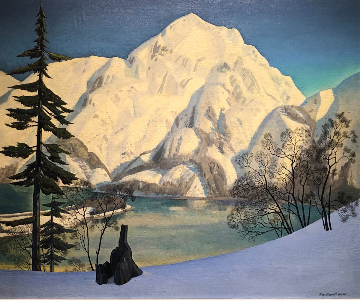 Рокуэлл Кент. Аляска. Вил с Лисьего острова зимой. 1919. 