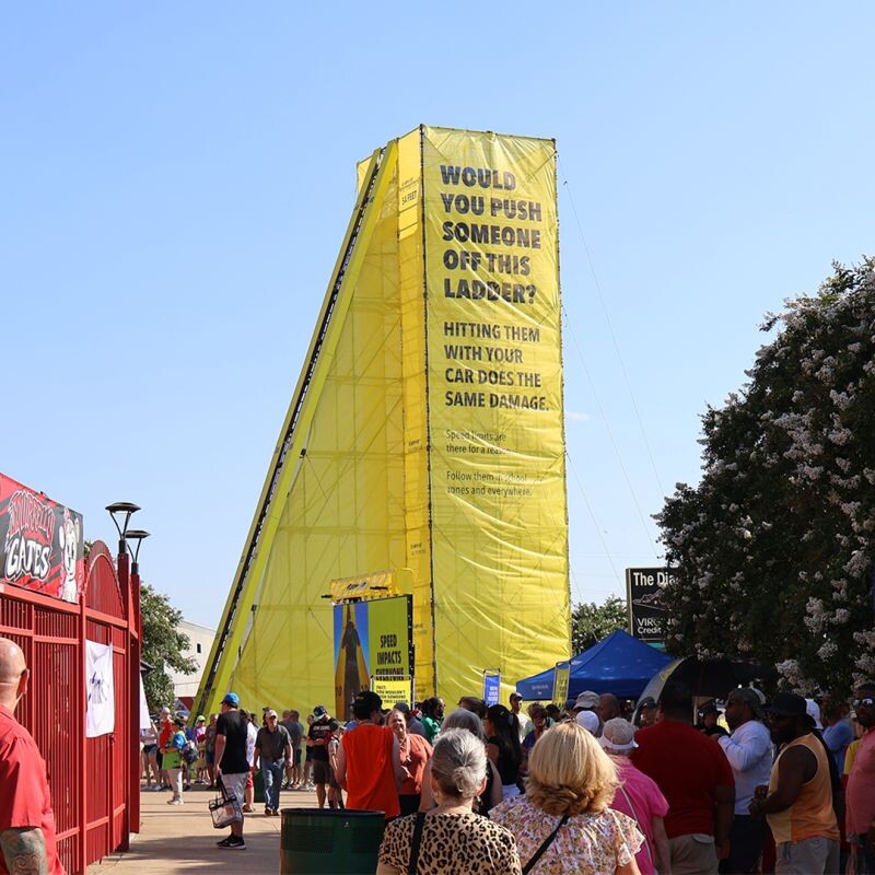 Лестница скорости на стадионе Diamond в Ричмонде