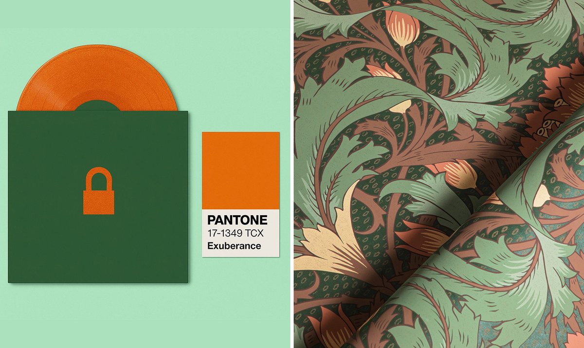 Трендовый оранжевый цвет в коллекциях обоев LOYMINA Group