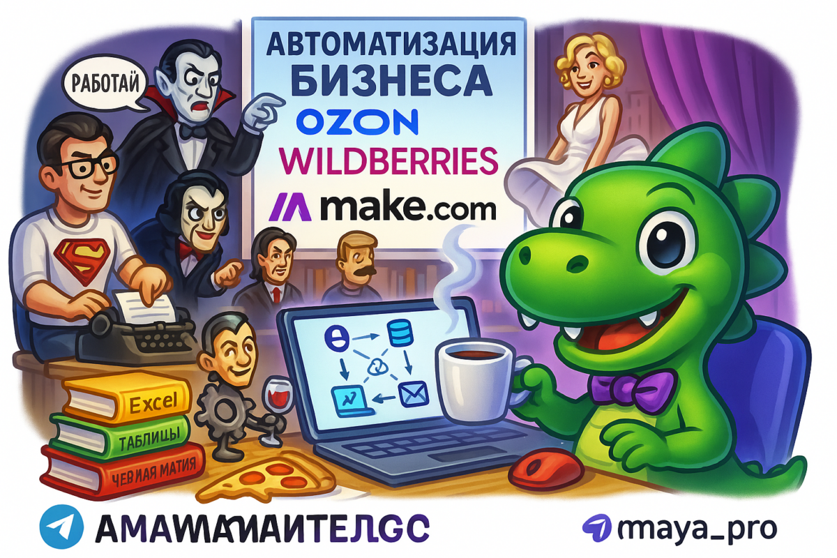    Автоматизация бизнеса на маркетплейсах: как Make.com превращает рутину в прибыль без стресса Артур Хорошев