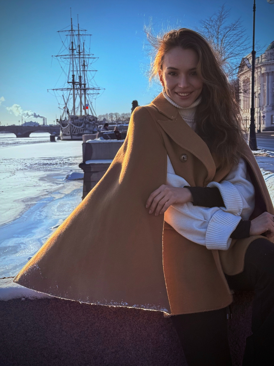 Наша фотосессия зимой у фрегата Благодать в Питере