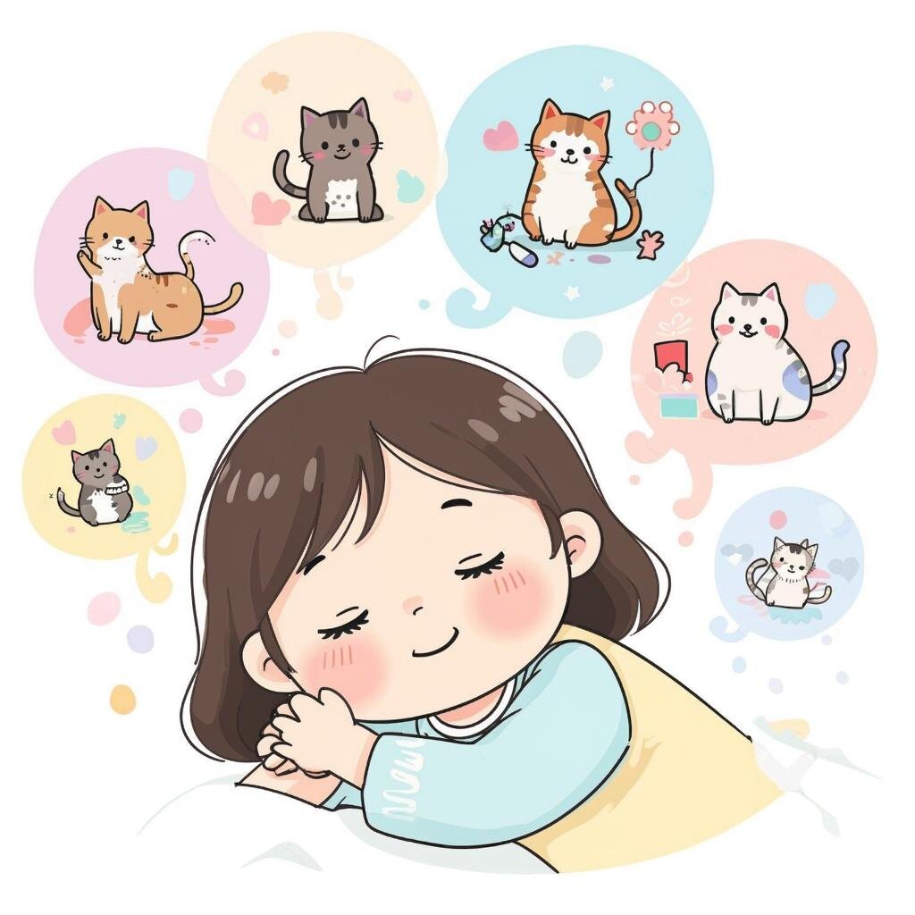 Кошка во сне