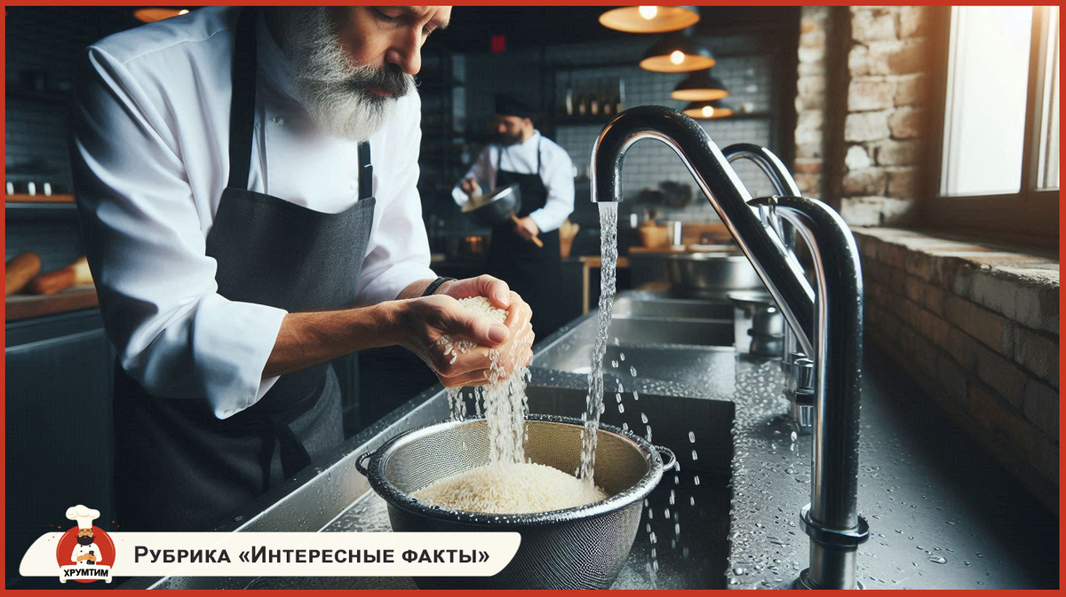 Правда ли, что рис нужно промывать до прозрачной воды