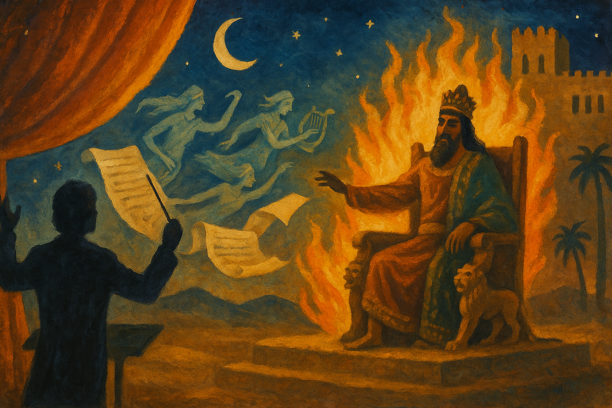 Сарданапал — мифический царь Ассирии.